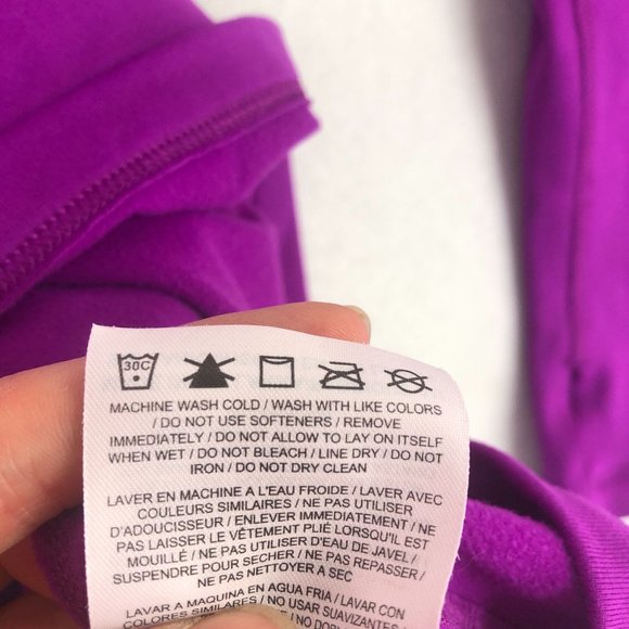 Nike Women's Size Medium Pro Combat Dri-Fit Compression Purple Active Pullover - Picture 9 of 11